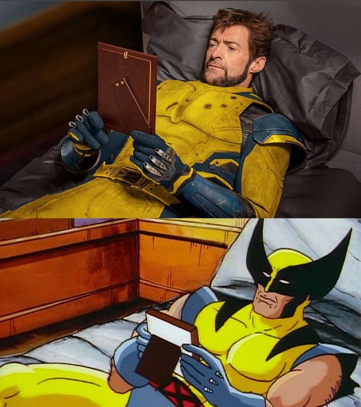 Hugh Jackman recreates the Wolverine meme 😂 888 A 000