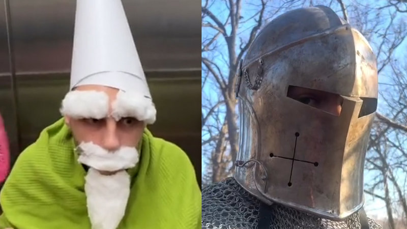 Gnomes vs. Knights Gnomes Knights meme.