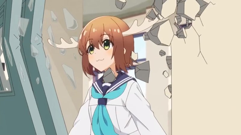 Noko Shikanoko Entering a Classroom Noko Shikanoko Entering a Classroom
