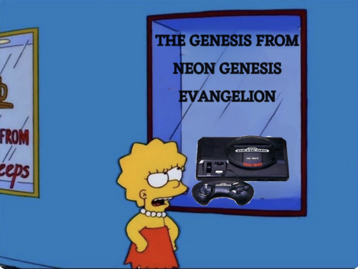 Wait a minute, there was no Sega Genesis in NGE FROM eps THE GENESIS FROM NEON GENESIS EVANGELION 16-BIT